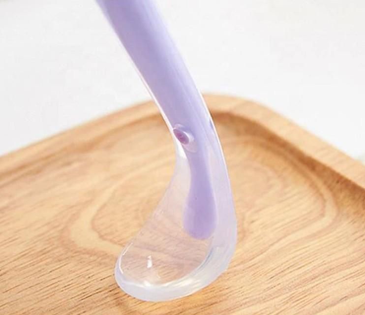 BPA-Free Baby Silicon Spoon (Set of 5) Assorted  Color